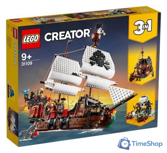Конструктор LEGO Creator 31109 Пиратский корабль - Изображение №1 — Интернет-магазин Time-Shop