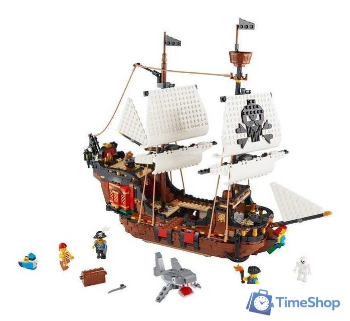 Конструктор LEGO Creator 31109 Пиратский корабль - Изображение №3 — Интернет-магазин Time-Shop