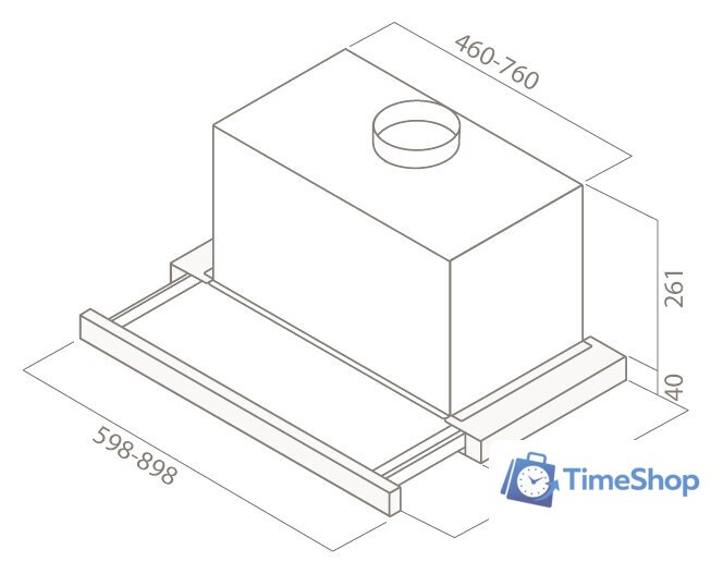 Кухонная вытяжка Elica Elite 26 IX/A/90/VT [PRF0094215] - Изображение №2 — Интернет-магазин Time-Shop