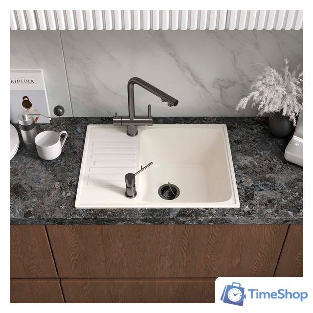 Кухонная мойка Reflexion Prima RF0460WH - Изображение №3 — Интернет-магазин Time-Shop
