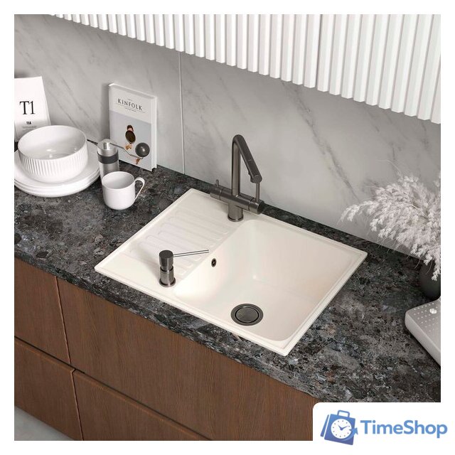 Кухонная мойка Reflexion Prima RF0460WH - Изображение №1 — Интернет-магазин Time-Shop