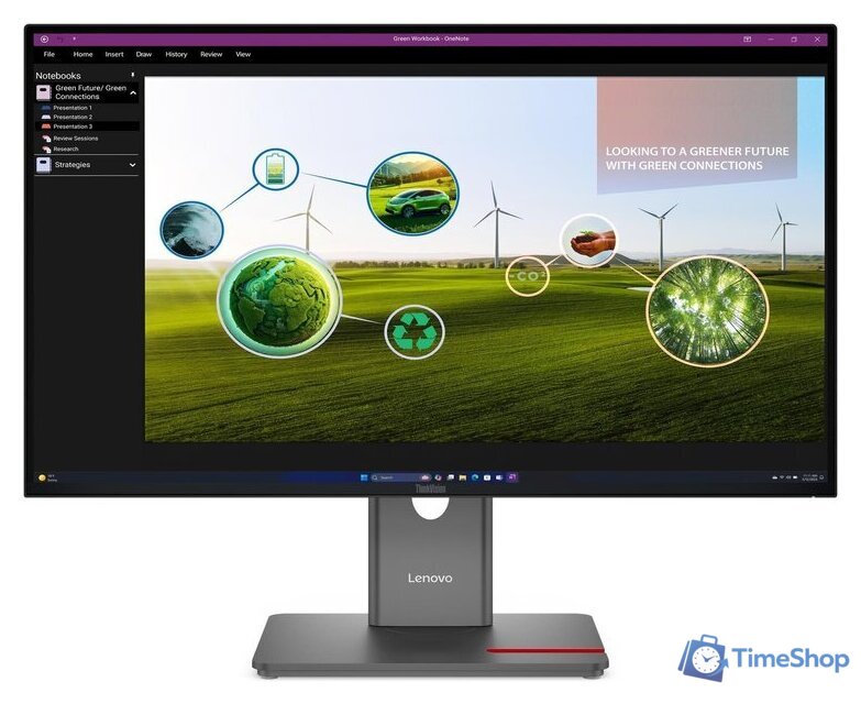 Монитор Lenovo ThinkVision P27Q-40 64A7GAT6UK - Изображение №1 — Интернет-магазин Time-Shop