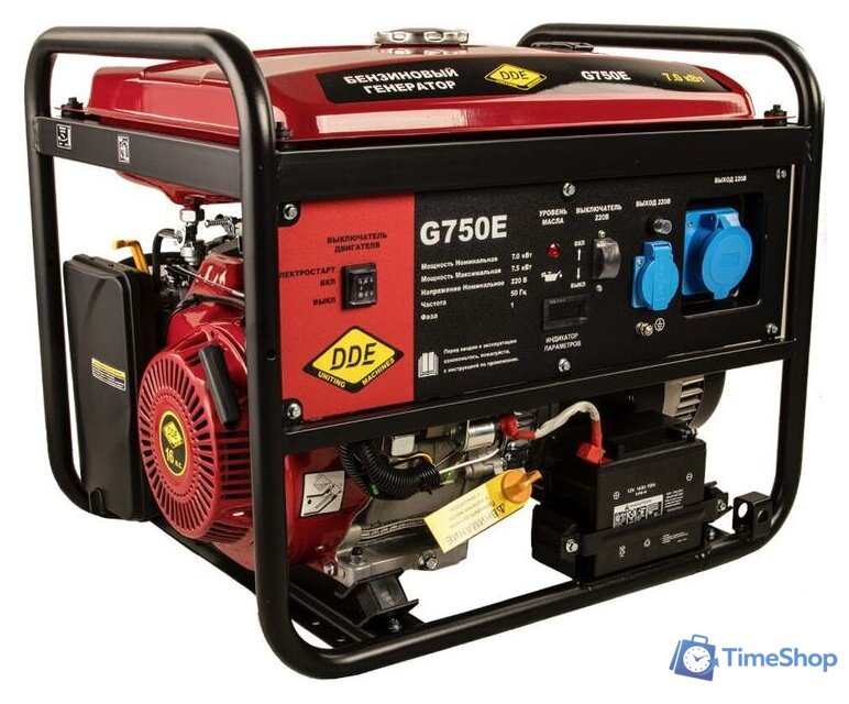 Бензиновый генератор DDE G750E - Изображение №1 — Интернет-магазин Time-Shop