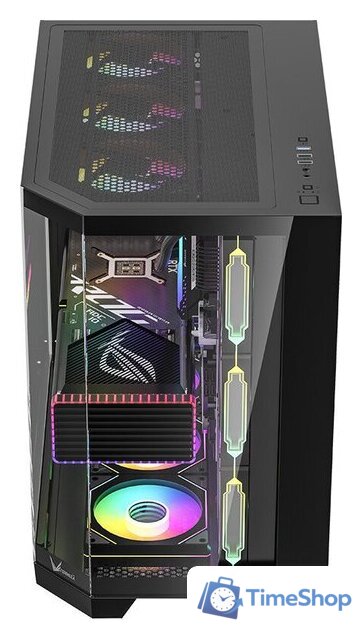 Корпус Formula Crystal Z6 Floe (черный) - Изображение №3 — Интернет-магазин Time-Shop