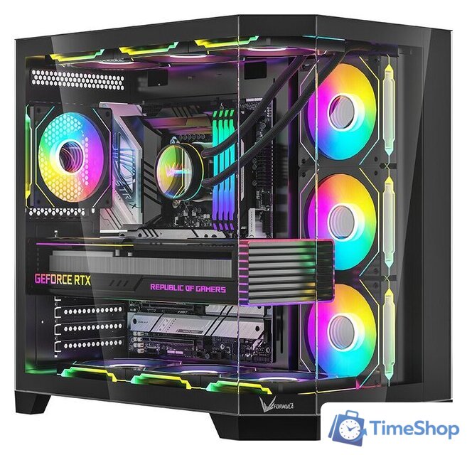 Корпус Formula Crystal Z6 Floe (черный) - Изображение №1 — Интернет-магазин Time-Shop