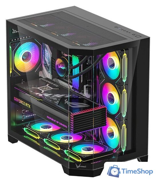 Корпус Formula Crystal Z6 Floe (черный) - Изображение №4 — Интернет-магазин Time-Shop