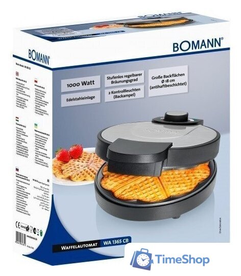 Вафельница Bomann WA 1365 CB - Изображение №5 — Интернет-магазин Time-Shop