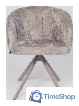 Стул с подлокотниками Мамадома Shelly-R 360 (m04 Grey Beige Lux/капучино) - Изображение №5 — Интернет-магазин Time-Shop
