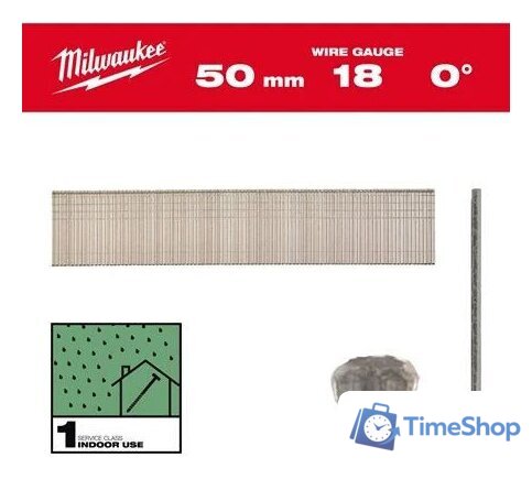 Гвоздь финишный Milwaukee 4932492556 (4000 шт) - Изображение №1 — Интернет-магазин Time-Shop