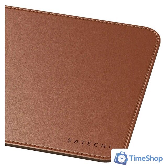 Коврик для мыши Satechi Vegan-Leather Premium Mouse Pad ST-LMPN (коричневый) - Изображение №3 — Интернет-магазин Time-Shop