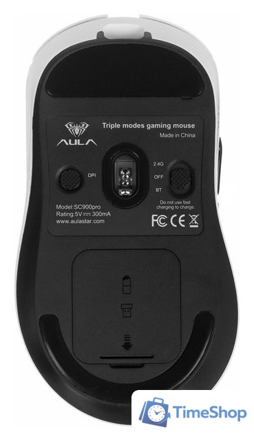 Игровая мышь AULA SC900pro (белый) - Изображение №5 — Интернет-магазин Time-Shop
