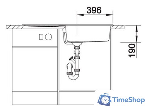 Кухонная мойка Blanco Metra XL 6 S 525931 (черный) - Изображение №4 — Интернет-магазин Time-Shop