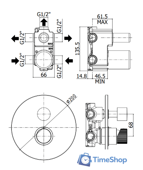 Смеситель Paffoni Jo JO019CR - Изображение №2 — Интернет-магазин Time-Shop