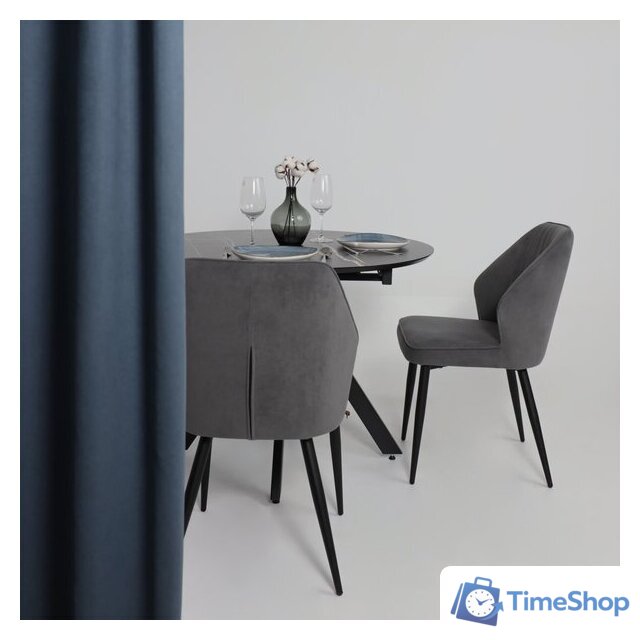 Стул Мамадома Michael (b28 Antracite Lux/черный) - Изображение №3 — Интернет-магазин Time-Shop