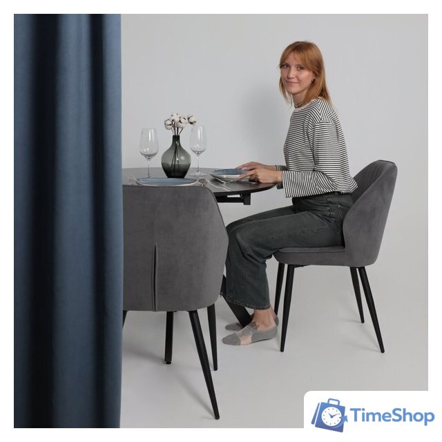 Стул Мамадома Michael (b28 Antracite Lux/черный) - Изображение №2 — Интернет-магазин Time-Shop