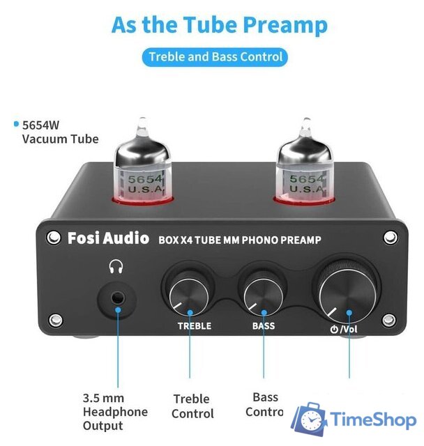 MM фонокорректор Fosi Audio Box X4 - Изображение №2 — Интернет-магазин Time-Shop