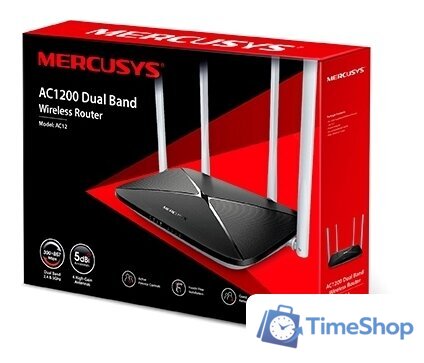Wi-Fi роутер Mercusys AC12 v1 - Изображение №4 — Интернет-магазин Time-Shop