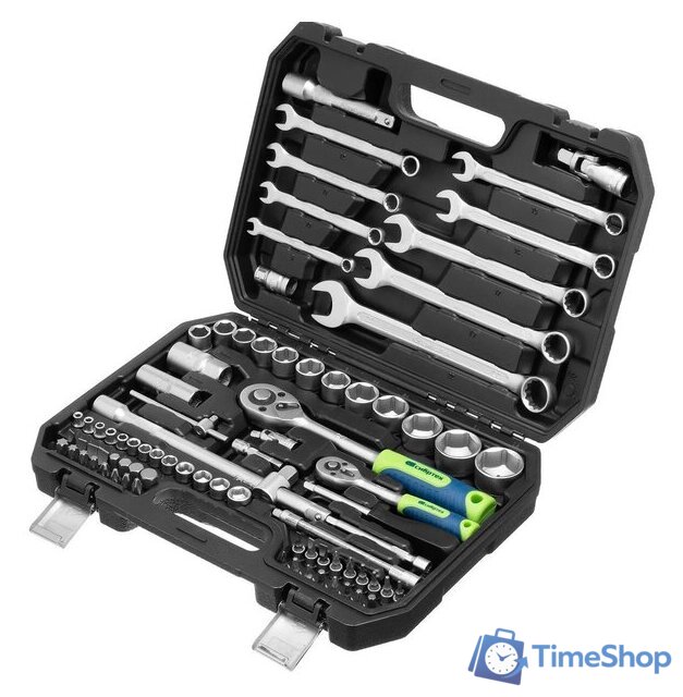 Универсальный набор инструментов СибрТех 13391 (82 предмета) - Изображение №1 — Интернет-магазин Time-Shop