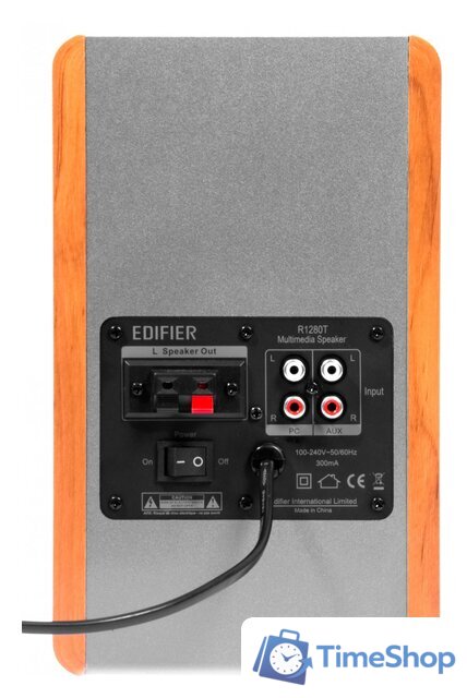Акустика Edifier R1280T (коричневый) - Изображение №10 — Интернет-магазин Time-Shop