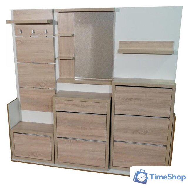 Тумба для обуви Анрат Элана 3.70 дуб сонома - Изображение №2 — Интернет-магазин Time-Shop