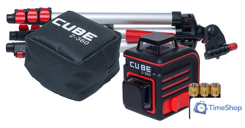 Лазерный нивелир ADA Instruments CUBE 2-360 PROFESSIONAL EDITION (A00449) - Изображение №1 — Интернет-магазин Time-Shop