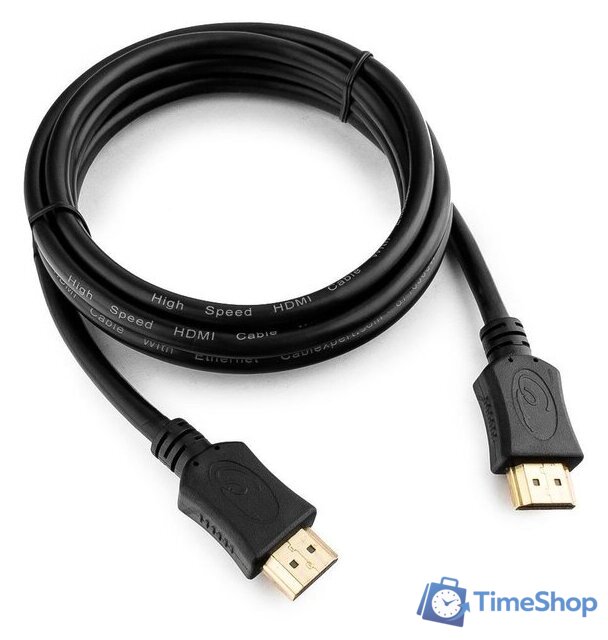 Кабель Cablexpert CC-HDMI4L-1.5M HDMI - HDMI (1.5 м, черный) - Изображение №1 — Интернет-магазин Time-Shop