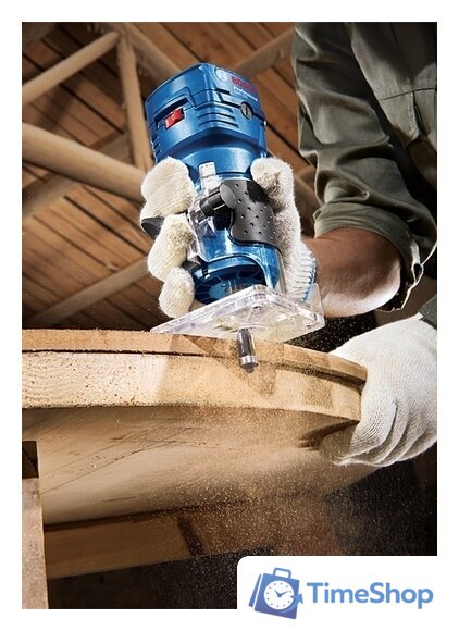 Вертикальный фрезер Bosch GKF 550 Professional 06016A0020 - Изображение №2 — Интернет-магазин Time-Shop