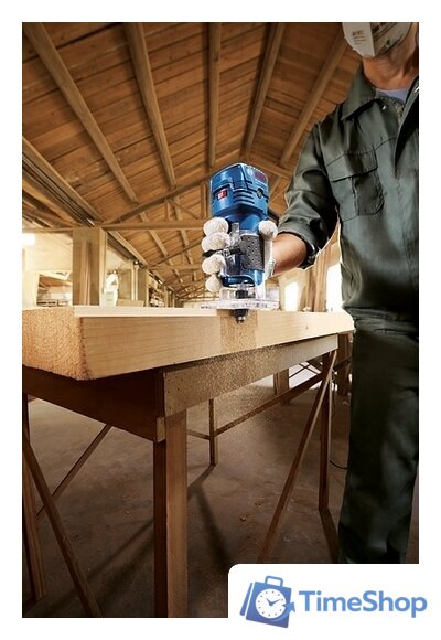 Вертикальный фрезер Bosch GKF 550 Professional 06016A0020 - Изображение №4 — Интернет-магазин Time-Shop