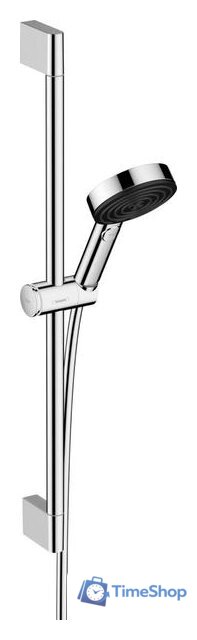 Душевой гарнитур  Hansgrohe Pulsify Select 105 3jet Relaxation 24160000 (хром) - Изображение №1 — Интернет-магазин Time-Shop