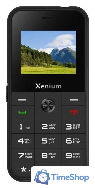 Кнопочный телефон Xenium X718 (черный) - Изображение №4 — Интернет-магазин Time-Shop
