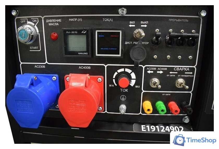 Бензиновый генератор ТСС GGW 6.0/250ED-R3 - Изображение №4 — Интернет-магазин Time-Shop