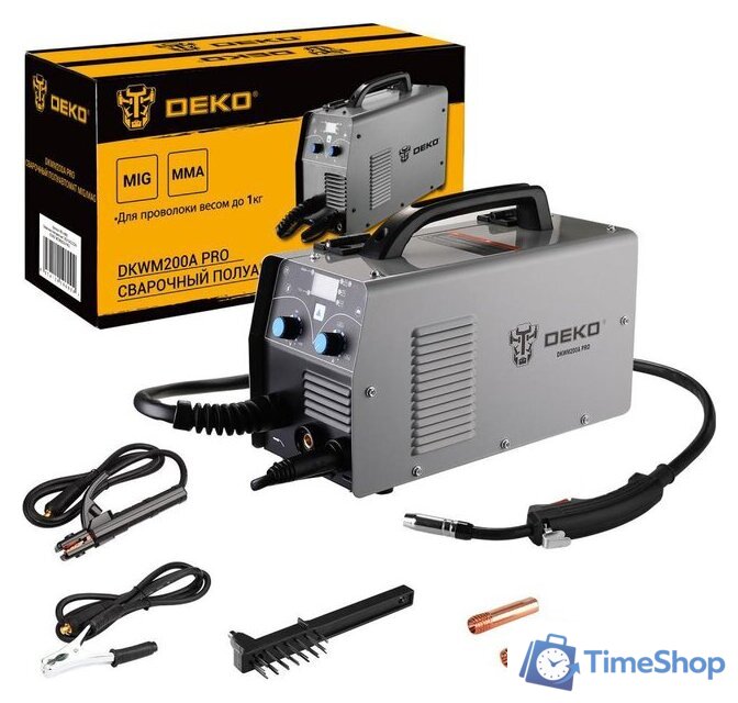 Сварочный инвертор Deko DKWM200A PRO 051-4686 - Изображение №1 — Интернет-магазин Time-Shop
