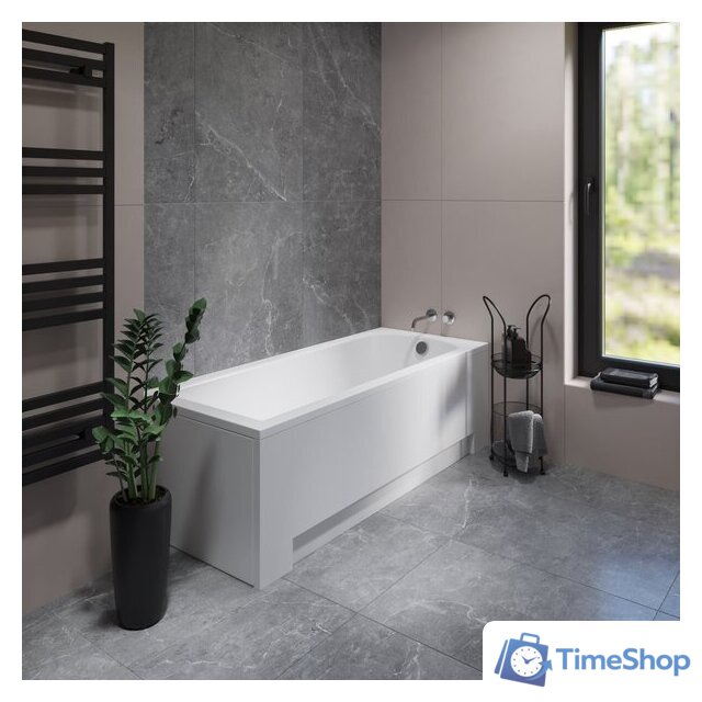 Ванна Lauter Amelia 140 21204040 (с каркасом и сифоном 21Y11022 белый) - Изображение №9 — Интернет-магазин Time-Shop