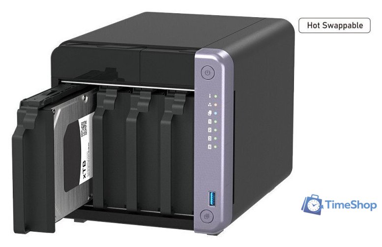 Сетевой накопитель QNAP TS-432X-4G - Изображение №6 — Интернет-магазин Time-Shop