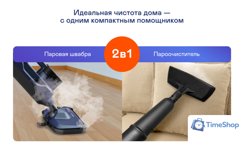 Паровая швабра Garlyn PM-1300 - Изображение №7 — Интернет-магазин Time-Shop