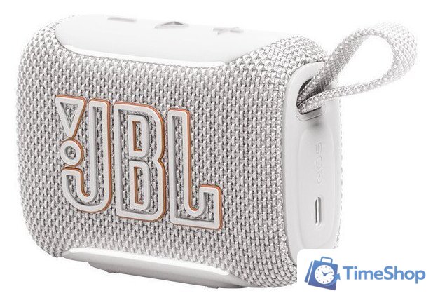 Беспроводная колонка JBL Go 5 (белый) - Изображение №3 — Интернет-магазин Time-Shop