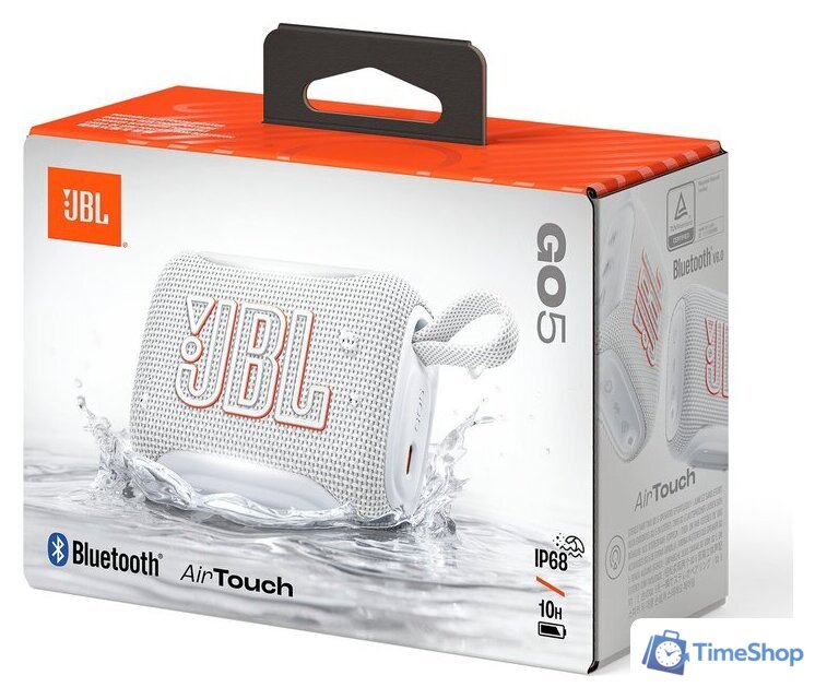 Беспроводная колонка JBL Go 5 (белый) - Изображение №8 — Интернет-магазин Time-Shop