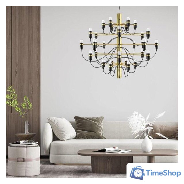 Подвесная люстра LOFT IT Gino 10196/800 (Black) - Изображение №4 — Интернет-магазин Time-Shop