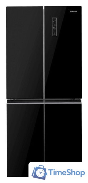 Четырёхдверный холодильник MAUNFELD MFF183NFBE - Изображение №1 — Интернет-магазин Time-Shop
