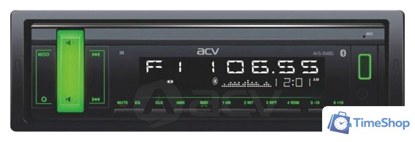 USB-магнитола ACV AVS-914BG - Изображение №1 — Интернет-магазин Time-Shop