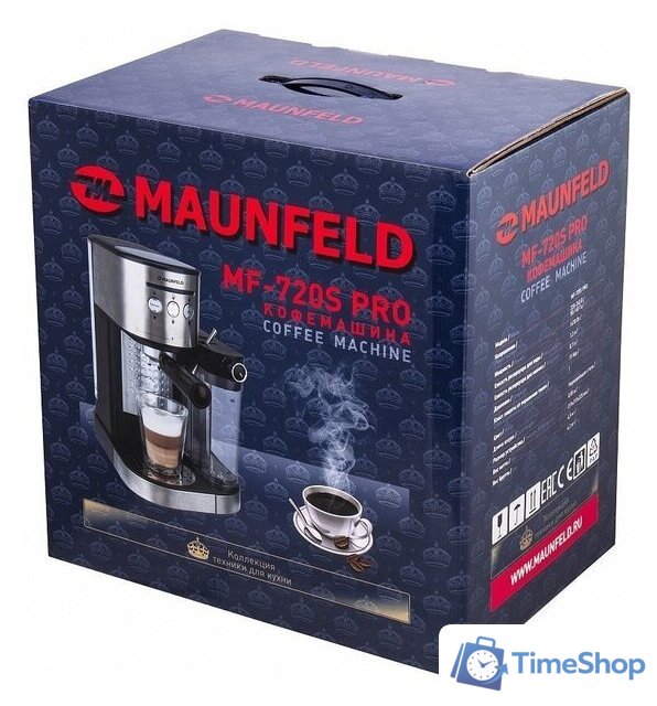 Рожковая кофеварка MAUNFELD MF-720S Pro - Изображение №11 — Интернет-магазин Time-Shop