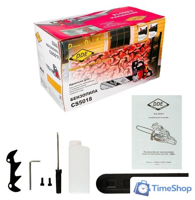 Бензопила DDE CS5018 - Изображение №8 — Интернет-магазин Time-Shop