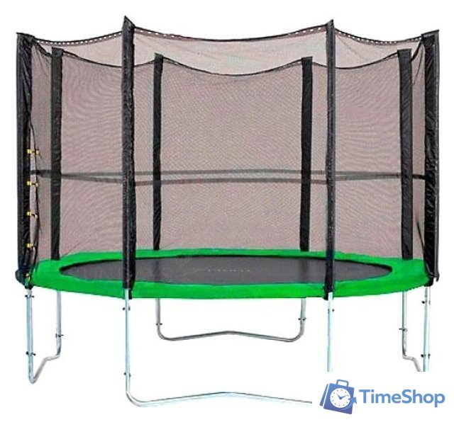 Батут Sundays Acrobat-D490 (зеленый, с сеткой) - Изображение №1 — Интернет-магазин Time-Shop