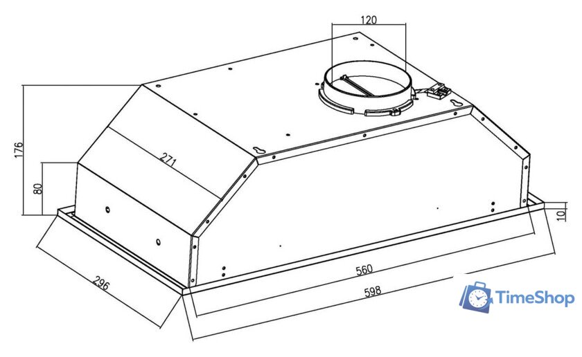 Кухонная вытяжка Schtoff TDM 60 (белый) - Изображение №2 — Интернет-магазин Time-Shop