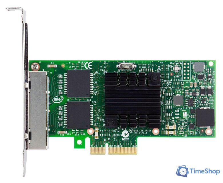 Сетевая карта Intel I350-T4 - Изображение №1 — Интернет-магазин Time-Shop
