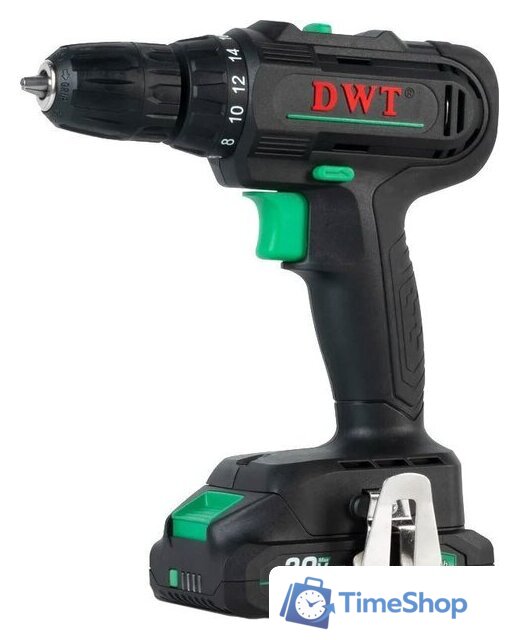 Дрель-шуруповерт DWT ABSP-20 NF-2 BMC (с 2-мя АКБ, кейс) - Изображение №1 — Интернет-магазин Time-Shop