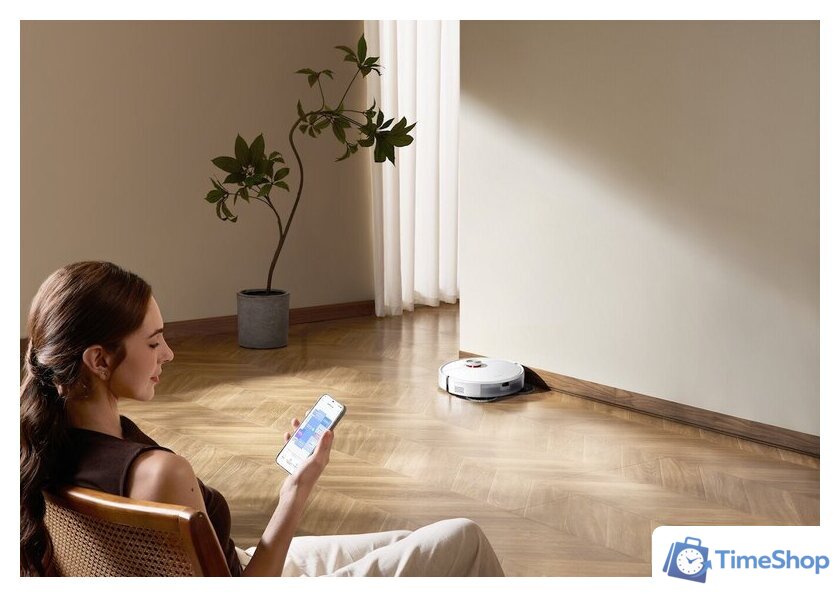 Робот-пылесос Xiaomi Robot Vacuum S40 Pro OV71GL (евровилка, белый) - Изображение №11 — Интернет-магазин Time-Shop