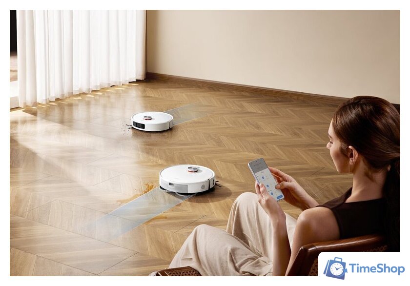 Робот-пылесос Xiaomi Robot Vacuum S40 Pro OV71GL (евровилка, белый) - Изображение №15 — Интернет-магазин Time-Shop