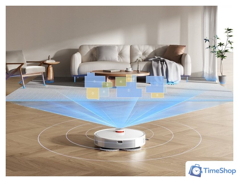 Робот-пылесос Xiaomi Robot Vacuum S40 Pro OV71GL (евровилка, белый) - Изображение №16 — Интернет-магазин Time-Shop