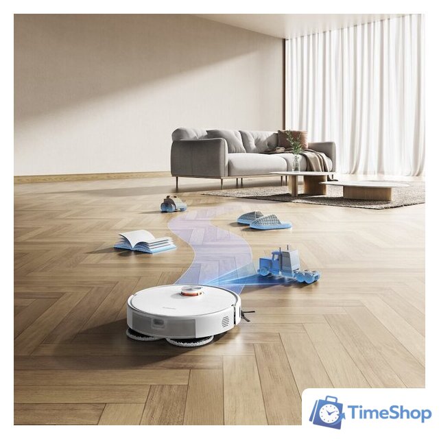 Робот-пылесос Xiaomi Robot Vacuum S40 Pro OV71GL (евровилка, белый) - Изображение №19 — Интернет-магазин Time-Shop